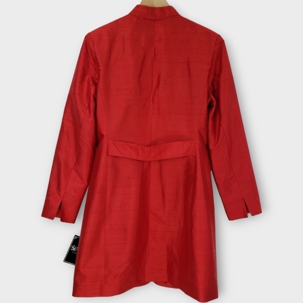 Bob Mackie Studio Silk Jacket Size 6 - Picture 7 of 11